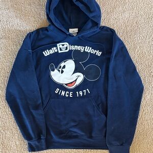 Disney Men's Navy Mickey Mouse Hoodie